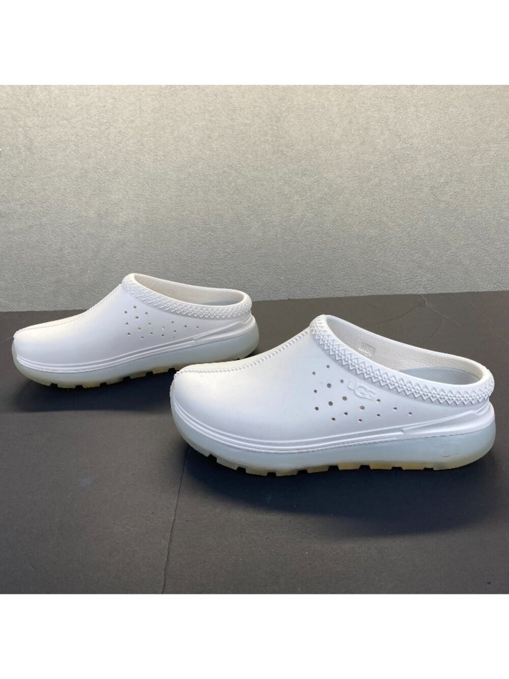 Ugg M Tasman Sport White Mens 8 Unisex Slip On Casual Sandals,White,Clogs,Comfor